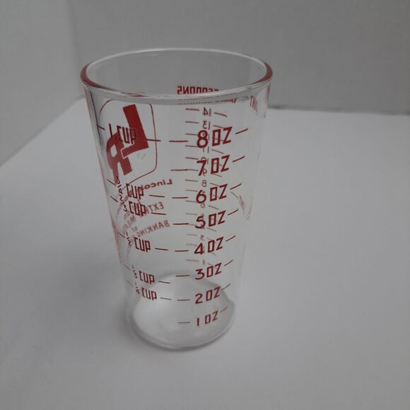 Vintage Advertising Measuring Glass Lincoln Rochester Bank Collectible Promo - Picture 5 of 13